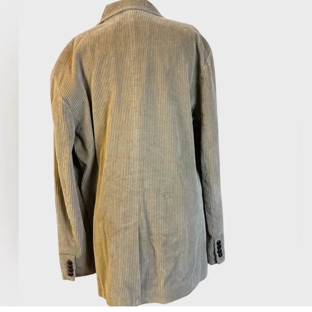 Vintage J.Crew Corduroy Sport Coat Blazer Tan Men’s Large Ivy Preppy